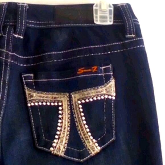 NWT SEVEN7 Blue Jean Capris!* - Picture 3 of 4